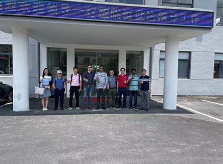Foreign customer team visited HST